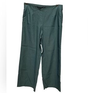 Tribal Pull On Stretchy Straight Leg Trouser Pant Green Size 10